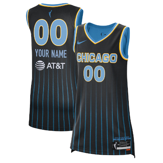Women Chicago Sky Active Player Custom Stitched WNBA Jersey